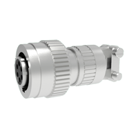 Connecteurs circulaires étanches au gaz Mil-C-26482 à 3/6/10 broches 5A IP67 en cuivre plaqué or 1000V CC en acier inoxydable pour applications aériennes