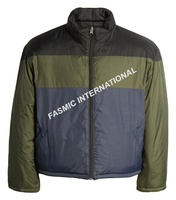 Veste d'entraîneur de football d'hiver pour homme, décontractée, col montant, fermeture éclair, respirante, légère, vêtement d'extérieur, grande taille