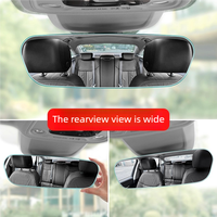 Miroir de vue intérieur de voiture portable Chongteng avec surface en verre incurvée, design décoratif, accessoires intérieurs de voiture