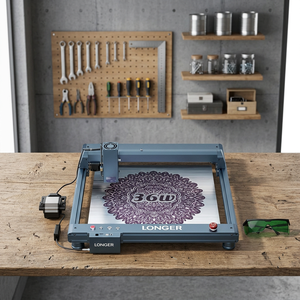 B1 30W Brand <b>Laser</b> Engraving <b>Machine</b> Basic Set Acrylic Stone <b>Metal</b> Plastic Glass Rubber Wood Plywood MDF Home Use - Product Image 2