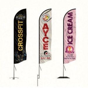 Bandera de Pluma Promocional Personalizada al por Mayor para Publicidad Exterior, Bandera Económica en Forma de Lágrima para Decoración de Playa - Product Image 2