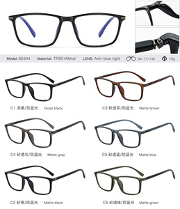 MS 95344 Nuevas Gafas Anti Luz Azul Tr90 para Mujer, Gafas Anti Luz Azul Disponibles, Gafas Cuadradas de <span class=keywords><strong>Moda</strong></span> - Product Image 6