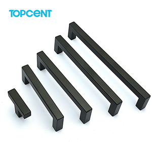 Poignées <span class=keywords><strong>de</strong></span> meuble noires, poignées <span class=keywords><strong>de</strong></span> tiroir, poignées <span class=keywords><strong>de</strong></span> placard et <span class=keywords><strong>de</strong></span> <span class=keywords><strong>commode</strong></span>, quincaillerie <span class=keywords><strong>de</strong></span> placard en alliage <span class=keywords><strong>de</strong></span> zinc massif - Product Image 1
