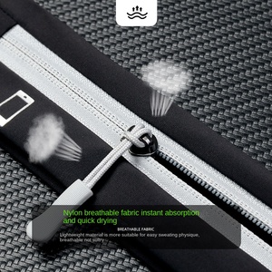 Riñonera Deportiva Impermeable con Cremallera para Exteriores, para Correr, Ciclismo, Antirrobo, Mini Cinturón Invisible - Product Image 4