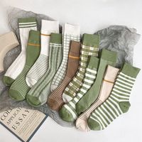 Chaussettes mi-mollet en coton de haute qualité, confortables, respirantes, antidérapantes, à séchage rapide, absorbant la transpiration, personnalisables, pour le printemps et l'été