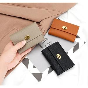 AndoBag - Tarjetero para Mujer, Piel de Vaca Genuina, Cartera Pequeña y Elegante para Negocios, Monedero Sencillo y Moderno 0533 - Product Image 2
