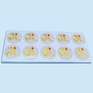 custom thank you sticker sheet - Product Image 6