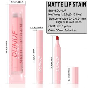 Lápiz Labial 2 en 1 de Marca Privada, Altamente Pigmentado, Cremoso, Mate, Resistente al Sudor, Impermeable, Delineador de Labios, Marcador de Labios - Product Image 5