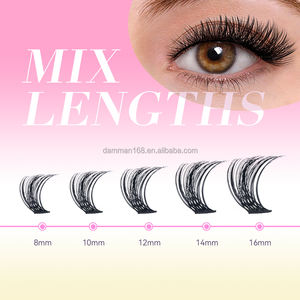 DANIKE热熔DIY睫毛托盘Y15混合8-15毫米D卷曲睫毛簇薄带仿貂皮个人假睫毛 - Product Image 3