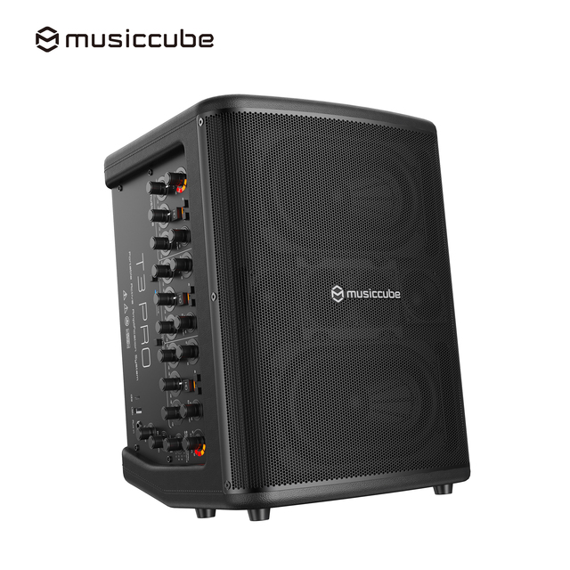 Musiccube T3Pro Busking Speaker Powered Professional Audio Class D Active Portable Pa System With DSP Digital Module