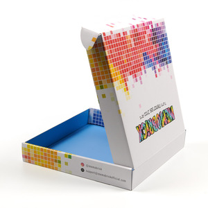 กล่องกระดาษลูกฟูกพับได้สำหรับจัดส่งเสื้อผ้าแฟชั่น ตัวอย่างฟรี - Product Image 1