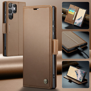 Étui portefeuille magnétique en similicuir avec support et porte-cartes pour <span class=keywords><strong>Samsung</strong></span> Galaxy S26 Ultra, S25 Plus, S24, <span class=keywords><strong>S23</strong></span>, S22, A56, A36, A55 - Product Image 2