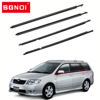 Pour corolla Fielder 2006-2012 Kit de moulure de ceinture de porte avant arrière nouveau 75720-12800 75710-12800 75740-12410 75730-12320