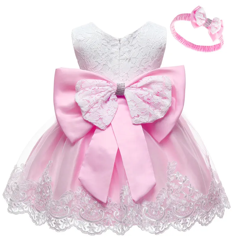 Newborn Baby Girl Dress Princess Formal Prom Tutu Ball Gown Tulle Dresses Infant Party Dress