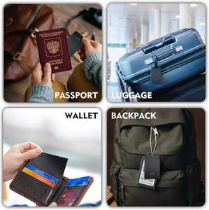 Localizzatore GPS MFi Globale in Tempo Reale Anti-smarrimento Compatibile con <span class=keywords><strong>Google</strong></span> Find My, Tracker per Android, Tag Smart Card - Product Image 6