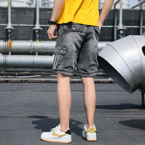 Shorts en jean de haute qualité pour hommes, shorts en denim d'été 2021, pantalons courts pour garçons, jeunes shorts en jean respirants pour hommes - Product Image 2