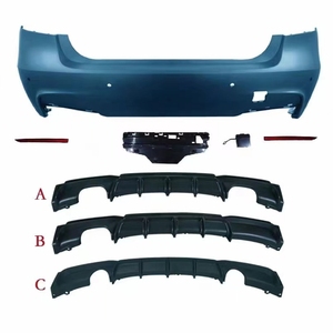BMW 3 serisi için F30 Bodykit araba tampon ile ön tampon çamurluk yan etekler arka tampon ve difüzör için otomobil parçaları M spor görünüyor - Product Image 3