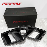 Kit carrosserie automobile Perfiply en fibre de carbone sèche, aérations de pare-chocs avant, conduits d'admission d'air pour BMW M3 G80 G81/M4 G82 G83 2021+