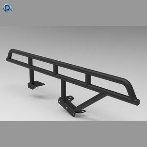 Estribos Universales para <span class=keywords><strong>Patrol</strong></span> Y61, Acero al Manganeso Negro Cortado con Láser CNC, Montaje con Pernos, Garantía de 6 Meses - Product Image 2