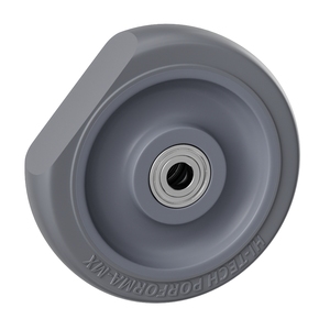 Silent 110kg Swivel Caster <strong>3</strong> 4 5 Inch TPR <strong>Rubber</strong> <strong>Wheel</strong> With Brake Top Plate Threaded Stem for Industrial Hand Trolley Warehouse - Product Image 2