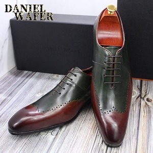 Oulanya vestido <span class=keywords><strong>zapatos</strong></span> de Guangzhou al por mayor de encaje <span class=keywords><strong>zapatos</strong></span> formales <span class=keywords><strong>zapatos</strong></span> genuino cuero marrón negro <span class=keywords><strong>zapatos</strong></span> de los hombres de negocios - Product Image 3