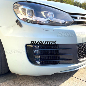 Grille de protection de phare antibrouillard avant en nid d'abeille pour VW Golf MK6 GTI GTD 2008-2013, accessoires de carrosserie - Product Image 2