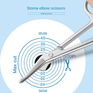 Botiquín de primeros auxilios para exteriores de acero inoxidable con tijeras afiladas para codo y tijeras de maquillaje para uso de emergencia en el hogar y bolsa de ostomía - Product Image 4