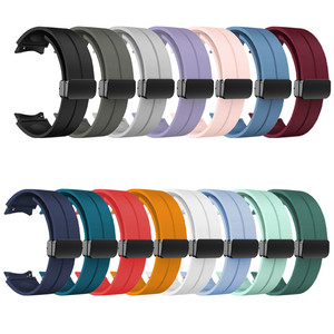 2023 mode Offre Spéciale boucle magnétique Silicone caoutchouc montre-bracelet Sport bande pour <span class=keywords><strong>Samsung</strong></span> montre série <span class=keywords><strong>5</strong></span> montre intelligente - Product Image 5