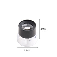 Factory Best-Selling 10x Magnification PMMA Plastic Desktop Magnifying Loupe Optical Reading Magnifiers for Elderly