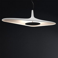 Lustre en fibre de verre de design italien irrégulier, style nordique danois moderne et minimaliste, design artistique, luminaire pour restaurant, bar, comptoir