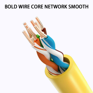 สายแพทช์อีเธอร์เน็ต Cat6 UTP สายแลน Gigabit RJ45 ทองแดงบริสุทธิ์สูง ปราศจากออกซิเจน สายเคเบิล PVC ทนไฟ สำหรับเครือข่าย รองรับ ODM/OEM - Product Image 5