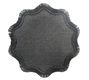 Manteles Individuales de Yute, Aislantes del Calor, Impermeables, con Forma de Flor, Elegantes para Restaurante, para Comida Caliente - Product Image 2