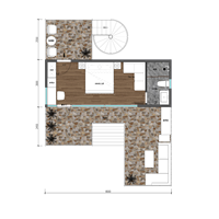 Prêt à l'emploi 3 chambres 3 salles de bain Maison préfabriquée Maisons modulaires préfabriquées Maison en conteneur Village de vacances