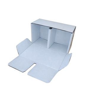 Juego <span class=keywords><strong>de</strong></span> tazas blancas reciclables rígidas personalizadas, caja <span class=keywords><strong>de</strong></span> embalaje corrugada, cajas <span class=keywords><strong>de</strong></span> envío <span class=keywords><strong>de</strong></span> velas con insertos - Product Image 5