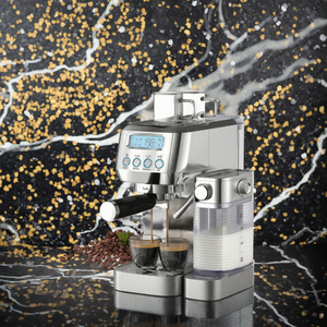 Cafetera Semiautomática <span class=keywords><strong>AMZCHEF</strong></span> con Espumador de Leche Automático, 20 Bares, para Cappuccino y Latte |   Cafetera Profesional para el Hogar de Doble Pared - Product Image 3