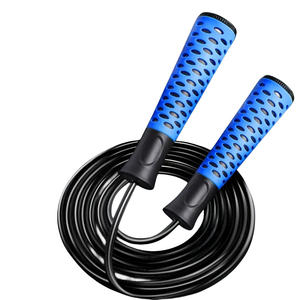 Cuerda de Saltar de PVC para Entrenamiento, Venta Directa de Fábrica, Mango de Espuma, Cuerda de Saltar Ajustable - Product Image 1