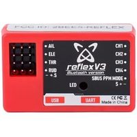 Pour FMS Reflex V3 Mini avion RC avec système de contrôle de vol gyroscopique Stable télécommande EPP avion avion