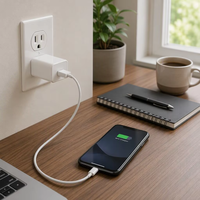 Chargeur mural USB 12W 5V 2.4A, adaptateur de charge rapide, prise EU, alimentation USB pour téléphone portable
