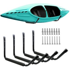 Heavy Duty Wall Mount Paddle Board Racks - Steel Storage For SUP & Surfboards
