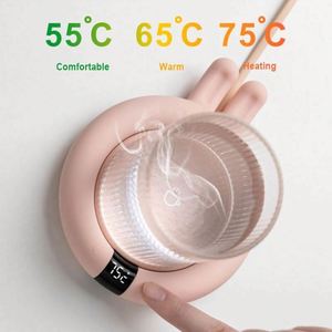 Nouvel Arrivage Chauffe-tasse USB pour Bureau à Domicile avec Affichage Numérique, Design Portable, 3 Températures, Minuteur 8H, pour Café/Tasse en Verre, Logo Personnalisé - Product Image 3