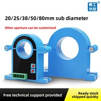 Transduser arus DC AC dengan Output 4-20mA Sensor CT inti terpisah efek Hall tipe buka tutup untuk pemantauan daya