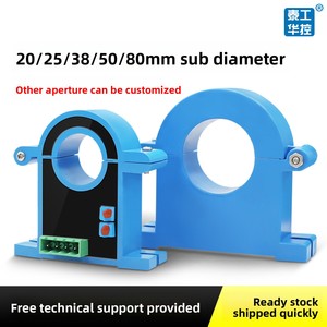 DC AC Current Transducer with <strong>4</strong>-20mA <strong>Output</strong> Split Core CT <strong>Sensor</strong> of Hall Effect Open Close Type for Power Monitoring - Product Image 5