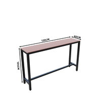 Table et chaises de bar minimalistes pour usage commercial moderne, imperméables, anti-corrosion, pour petite cour, protection solaire