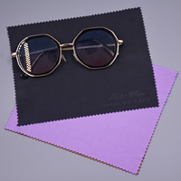 Chiffonnette en microfibre personnalisable avec logo pour lunettes, chiffon de nettoyage pour écrans, lingettes anti-buée de haute qualité pour verres – Offre Spéciale