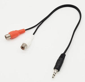 3,5 мм штекер стерео штекер к 2RCA Женский Разъем адаптер кабель - Product Image 3