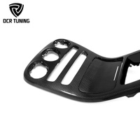Couverture de console intérieure en fibre de carbone pour tableau de bord Mercedes Benz Classe C W205 AMG C43 C63 Remplacement direct