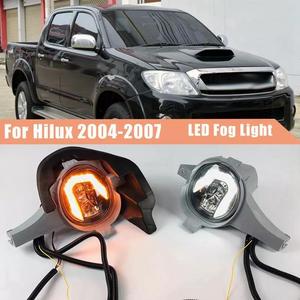Luz <span class=keywords><strong>antiniebla</strong></span> Led con luz de señal de giro Drl para <span class=keywords><strong>Toyota</strong></span> <span class=keywords><strong>Hilux</strong></span> Vigo 2005 <span class=keywords><strong>2006</strong></span> 2007 lámpara <span class=keywords><strong>antiniebla</strong></span> - Product Image 5