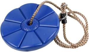 CTSC Balançoire d'extérieur pour enfants, pour aire de jeux de jardin, <span class=keywords><strong>avec</strong></span> <span class=keywords><strong>tyrolienne</strong></span>, échelle en corde, siège de balançoire à nœuds et disques, produit de sécurité sportive - Product Image 3