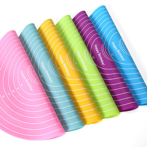 30cm Round <b>Silicone</b> Kneading <b>Mat</b> Thickened Anti-Slip Rolling <b>Mat</b> Kitchen Supply for Dough - Product Image 5