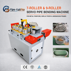 Machine à cintrer les tubes de serre pour arches de tunnels horticoles avec 7 ou 9 rouleaux, pour la création d'arches à rayons petits, moyens et grands - Product Image 1